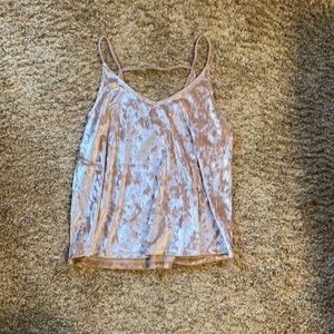 Velvet going out top